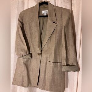 🌟VINTAGE Oversized Linen Blazer🌟